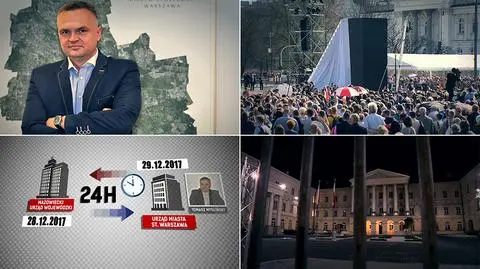 Pomnikowa decyzja - materiał "Czarno na białym"