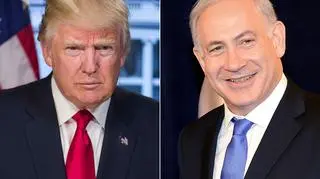 Donald Trump rozmawiał przez telefon z Benjaminem Netanjahu