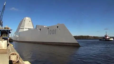 Futurystyczny niszczyciel typu Zumwalt