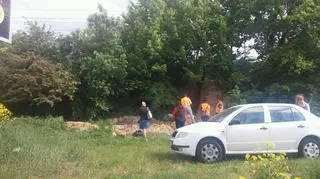 Kości znaleziono u zbiegu ulic Pułaskiego i Nowowiejskiego