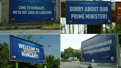 Węgry. Satyryczne billboardy