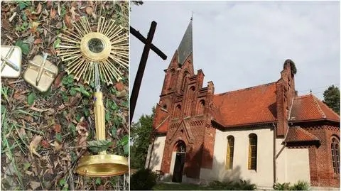 Włamał się do kościoła i ukradł monstrancję