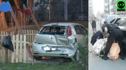 Areszt dla kierowcy, który staranował auta. Jedno z nich wjechało w 12-latka