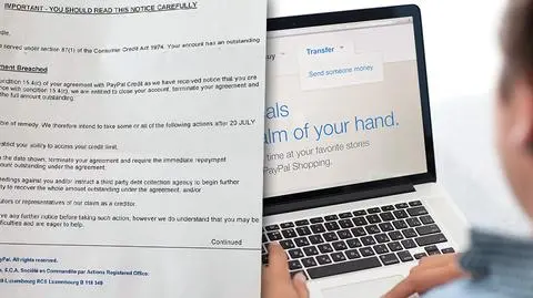 PayPal wysłał list do nieżyjącej klientki