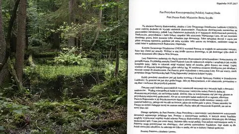 Ludzie kultury i nauk apelują w sprawie Puszczy Białowieskiej