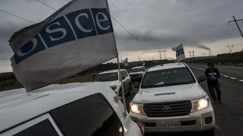 Separatyści strzelali w pobliżu patrolu OBWE. Na nagraniu: walki w Donbasie nie ustają