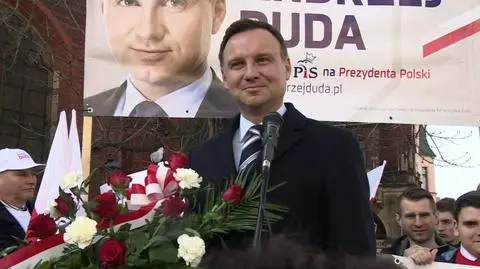 Andrzej Duda w Legnicy