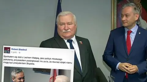 Obchody Porozumień Sierpniowych Gdańsk: spotkanie Wałęsy z Biedroniem