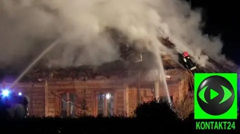 Wesele przerwane przez pożar