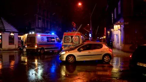 Do zdarzenia doszło na ulicy Miodowej w Krakowie (wideo archiwalne ze stycznia 2017 roku)