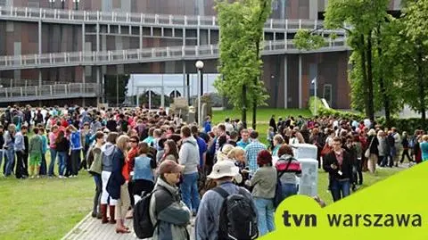 Ewakuacja Kopernika. Przez eksponat