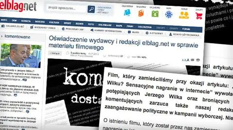 Na nagraniu słychać rozmowę przeprowadzoną z kandydatem PiS na prezydenta Elbląga