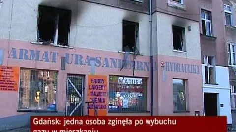 Eksplozja gazu w Gdańsku