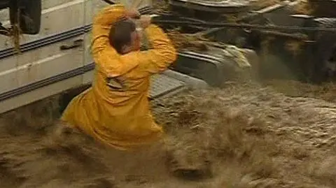 Gruzja znowu walczy - tym razem z powodzią