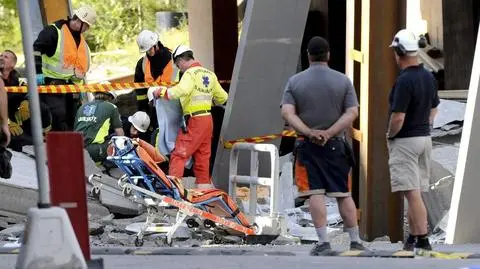 W lunaparku runęła karuzela