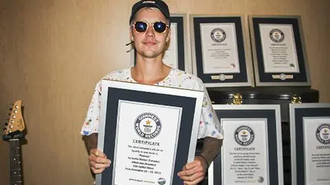 Księga Rekordów Guinnessa: Justin Bieber z ośmioma rekordami świata