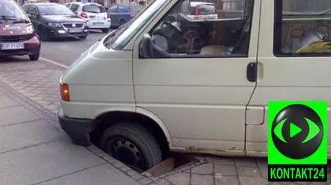 Złapany w studzienkę