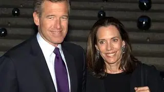 Brian Williams z małżonką