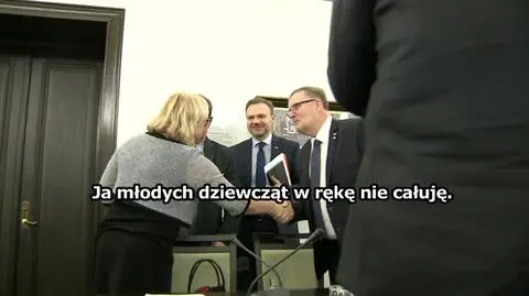 Beata Kempa wraz z senatorami