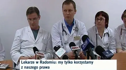 "Szantażują nas dobrem pacjenta"