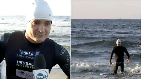 Sebastian Karaś planuje przepłynąć Bałtyk wpław