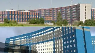 Gmach KWP należy do największych i najbardziej charakterystycznych budowli w Katowicach