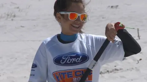 Natalia Siwiec była zachwycona kitesurfingiem