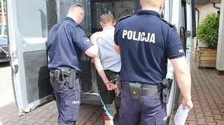 Mężczyzna został zatrzymany przez policję