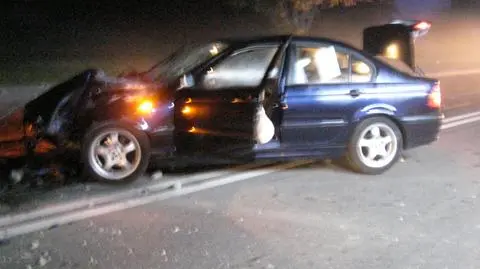 Uderzył w słup. Miał ponad 2 promile