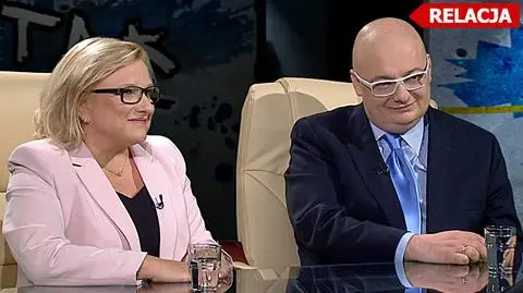 Beata Kempa i Michał Kamiński byli gośćmi programu "Tak jest"