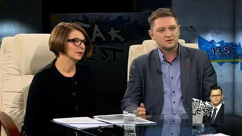 Julia Pitera i Andrzej Rozenek w Tak jest