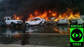 Do ogromnego karambolu z udziałem co najmniej kilkudziesięciu pojazdów doszło we wtorek w godzinach szczytu w Zjednoczonych Emiratach Arabskich. Miejscowa policja podała, że zginęły trzy osoby, a 277 zostało rannych.