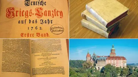 Zabytkowe książki wróciły na Zamek Książ