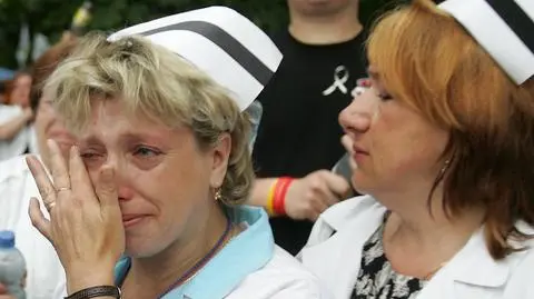 Głodująca pielęgniarka czuje się już lepiej