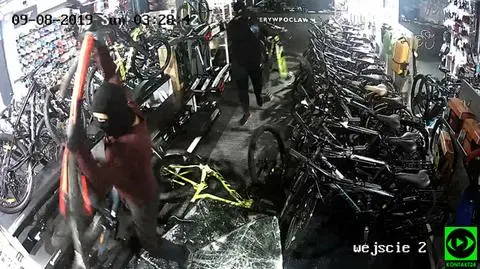 Złodziei nagrały kamery monitoringu