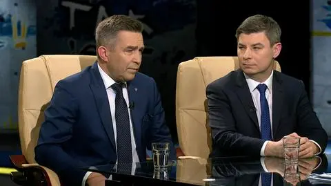 Jan Grabiec i Zbigniew Gryglas w "Tak jest" TVN24 o Sądzie Najwyższym