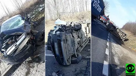 Wypadek na drodze krajowej nr 3