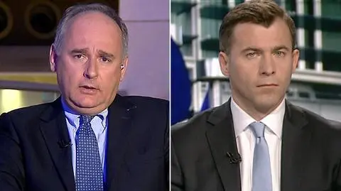 Paweł Zalewski i Wojciech Olejniczak w "Faktach po Faktach"