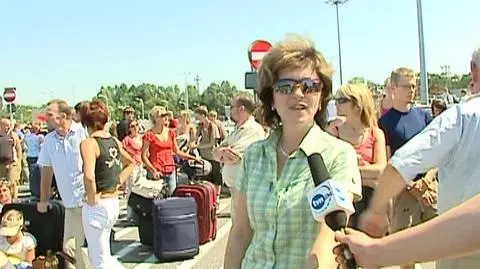 Okęcie bylo sparaliżowane przez kilka godzin