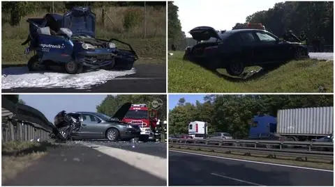 Dwa wypadki na Trasie Katowickiej. S11 zablokowana przez 4 godziny