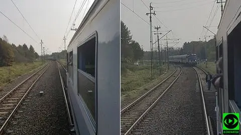 Worowo (woj.zachodniopomorskie): pociągi uniknęły czołowego zderzenia