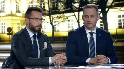 Radosław Fogiel i Cezary Tomczyk w "Faktach po Faktach"