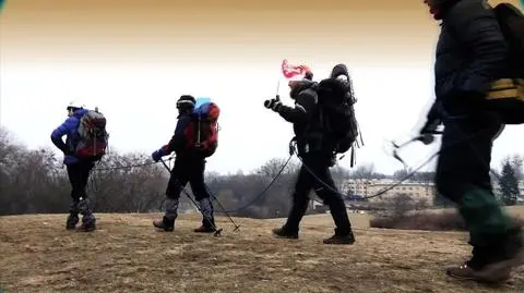 Pogoda sprzyjała zdobywcom Kopca Moczydłowskiego