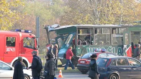 Wypadek tramwajów i 33 rannych. 
Motorniczy skazany na 1,5 roku więzienia