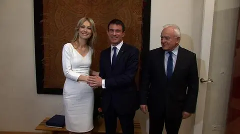Magdalena Ogórek spotkała się z premierem Francji