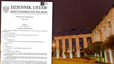 Na publikację trzeba było poczekać, prezydent mówił o "sędziach splamionych czasami komunizmu" [materiał "Faktów" TVN z 27 grudnia]