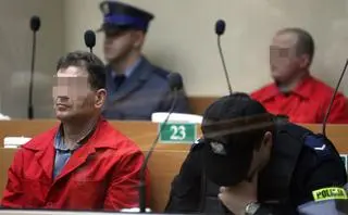 Tadeusz G. (pierwszy z lewej) 