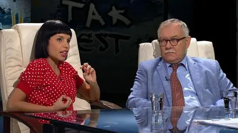 Marta Konarzewska i prof. Ireneusz Krzemiński w Tak Jest