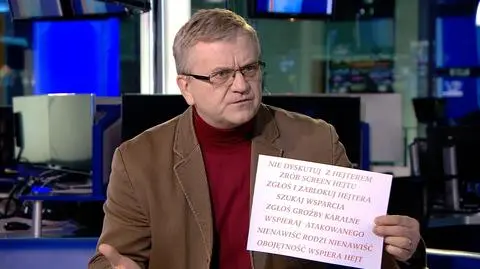 Gość "Wstajesz i weekend" tłumaczył, jak należy postępować, gdy staniemy się ofiarą mowy nienawiści w internecie