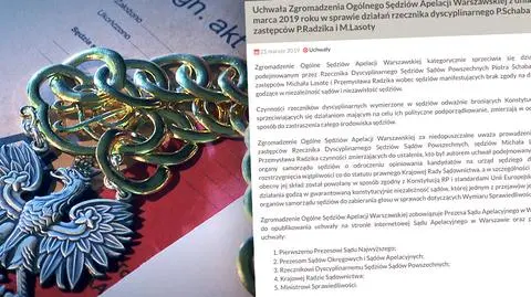 Sędziowie apelacji warszawskiej krytykują rzecznika dyscyplinarnego